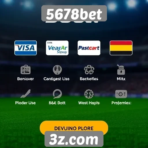 Métodos de pagamento disponíveis na 5678bet